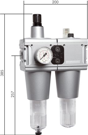 Exemplary representation: 2-part maintenance unit - Multifix series 5